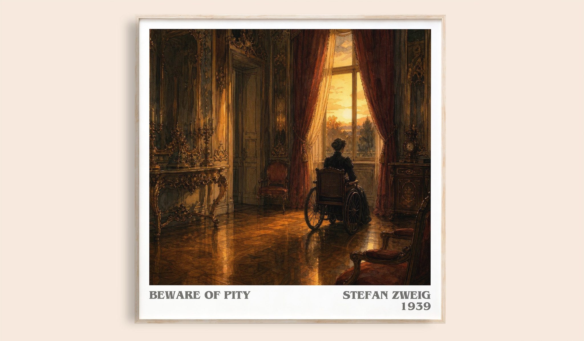 Beware Of Pity Literary Art Print by Stefan Zweig