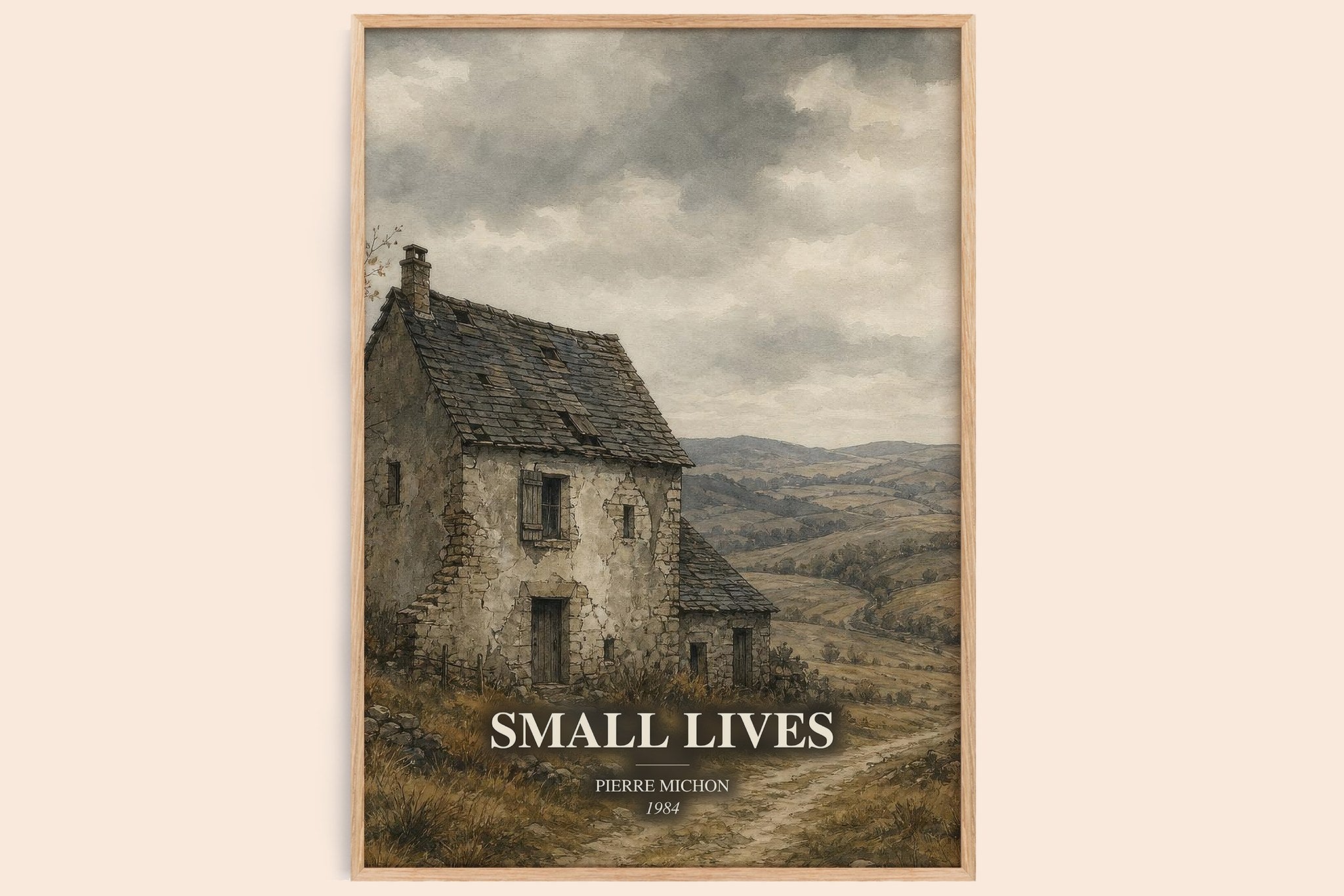 Small Lives Book Watercolour Illustration by Pierre Michon