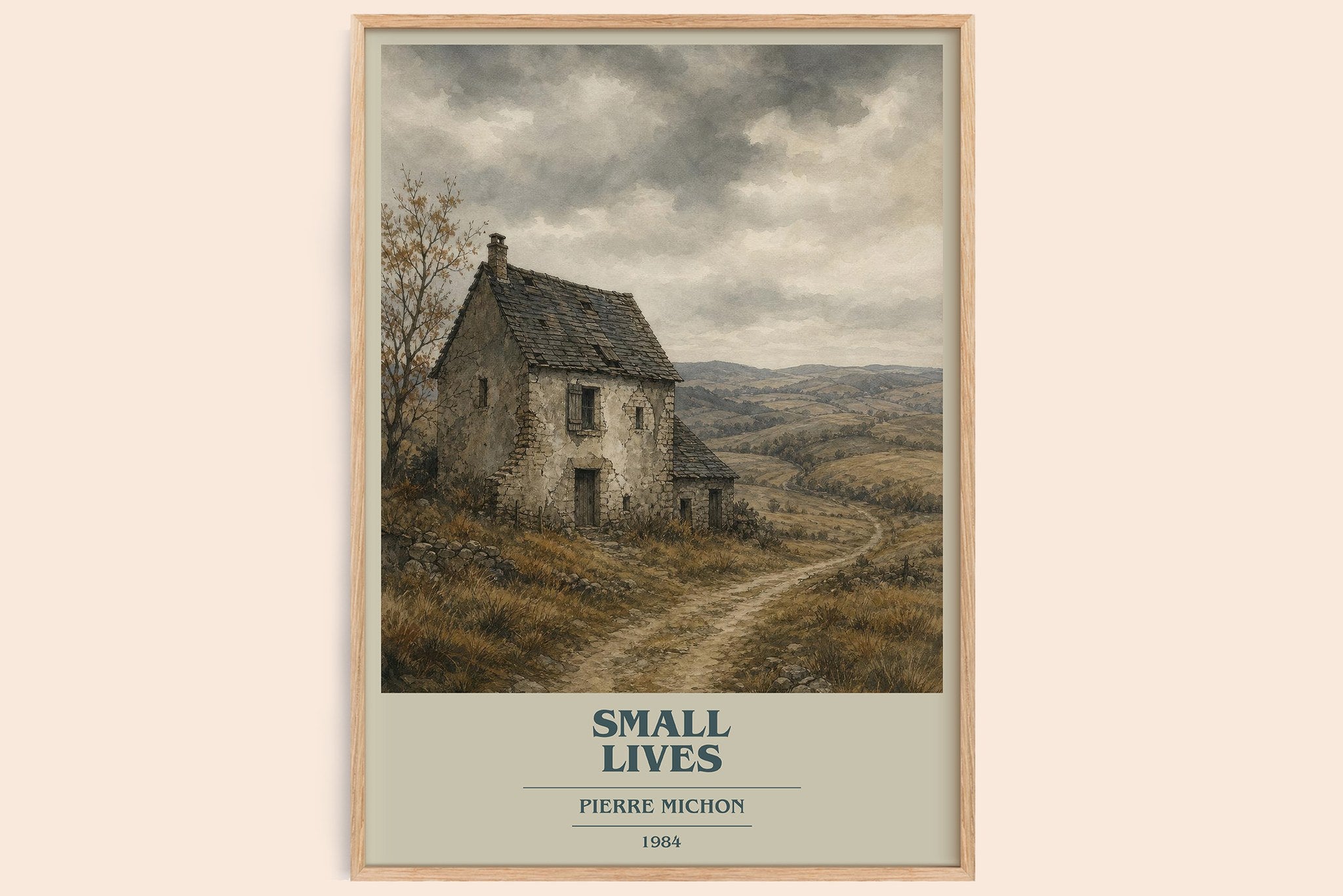 Small Lives Book Cover Poster by Pierre Michon
