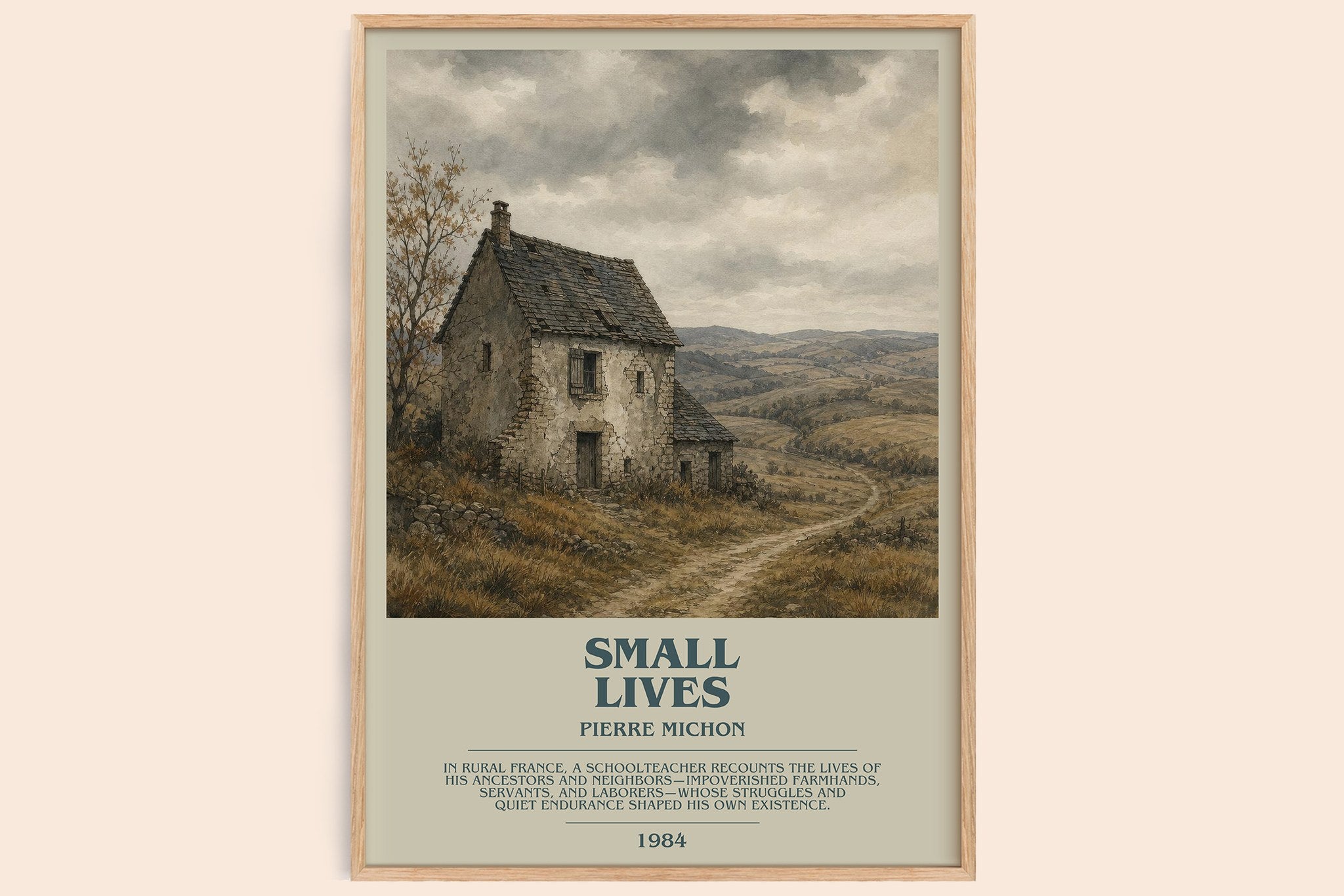 Small Lives Bookish Wall Art by Pierre Michon