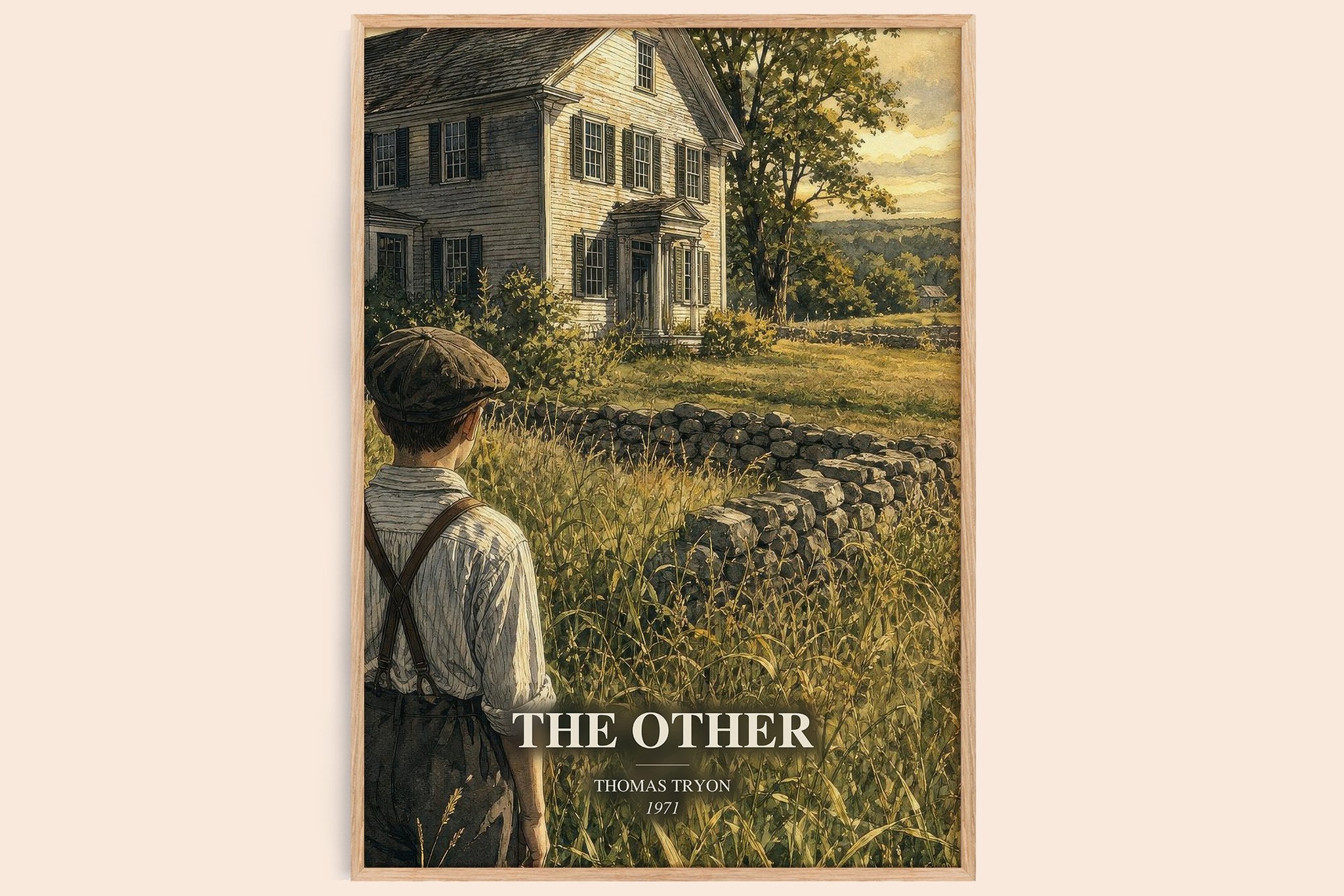 The Other Book Watercolour Illustration by Thomas Tryon