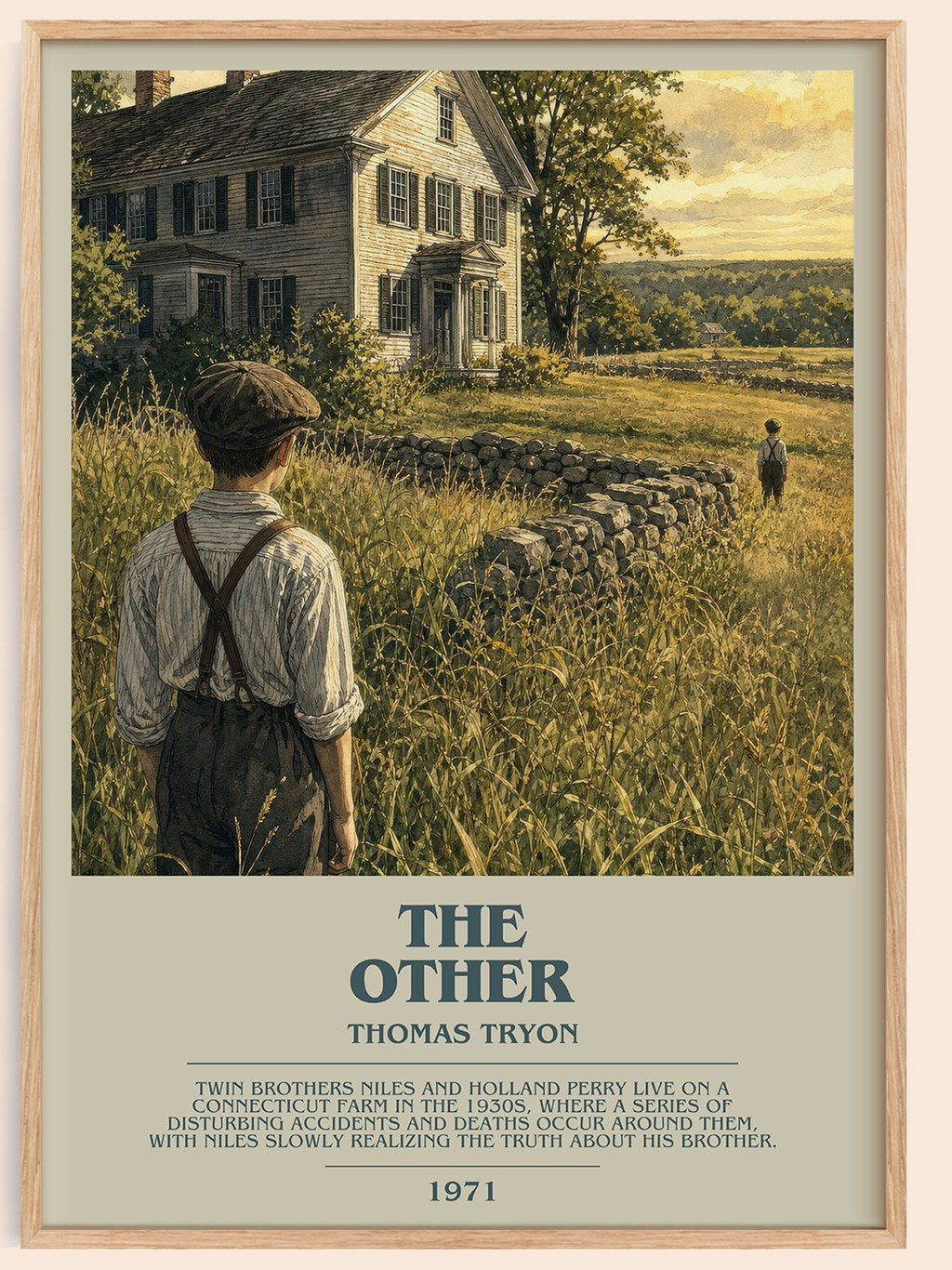 The Other Bookish Wall Art by Thomas Tryon – framed poster