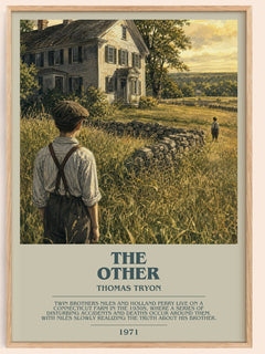 The Other Bookish Wall Art by Thomas Tryon – framed poster