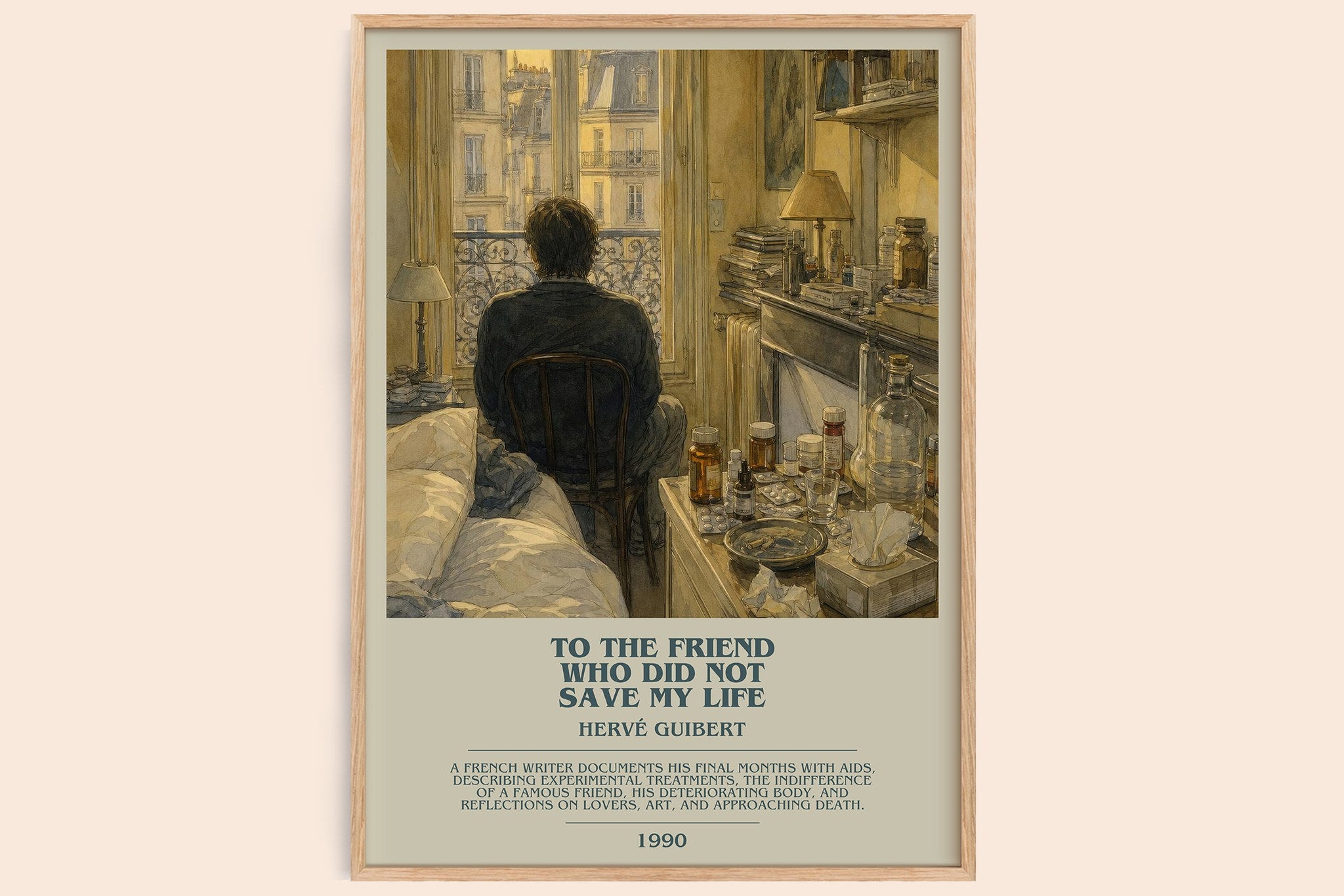 To The Friend Who Did Not Save My Life Bookish Wall Art by H. Guibert