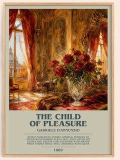 The Child Of Pleasure Bookish Wall Art by Gabriele D'Annunzio – framed poster
