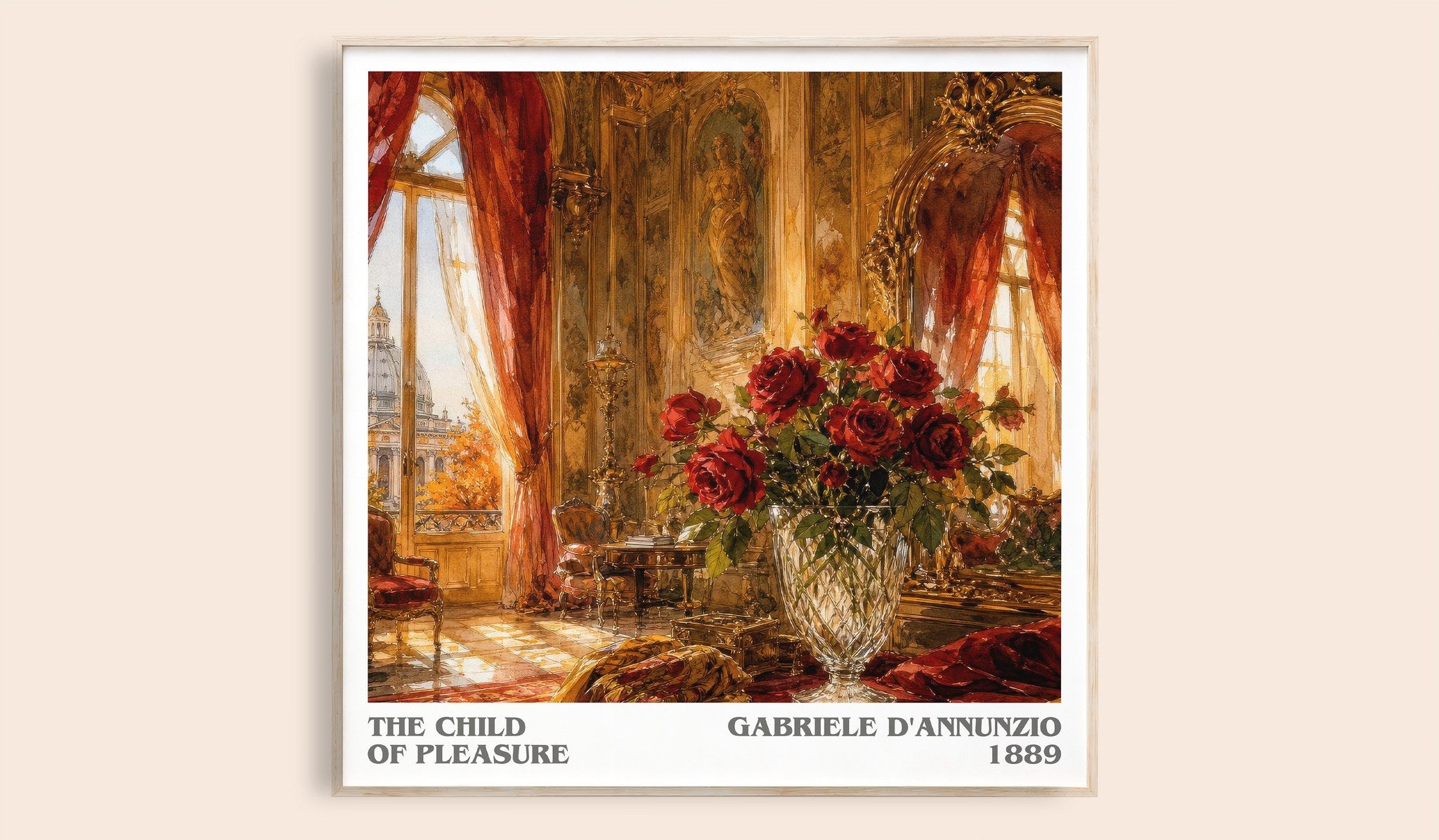 The Child Of Pleasure Literary Art Print by Gabriele D'Annunzio