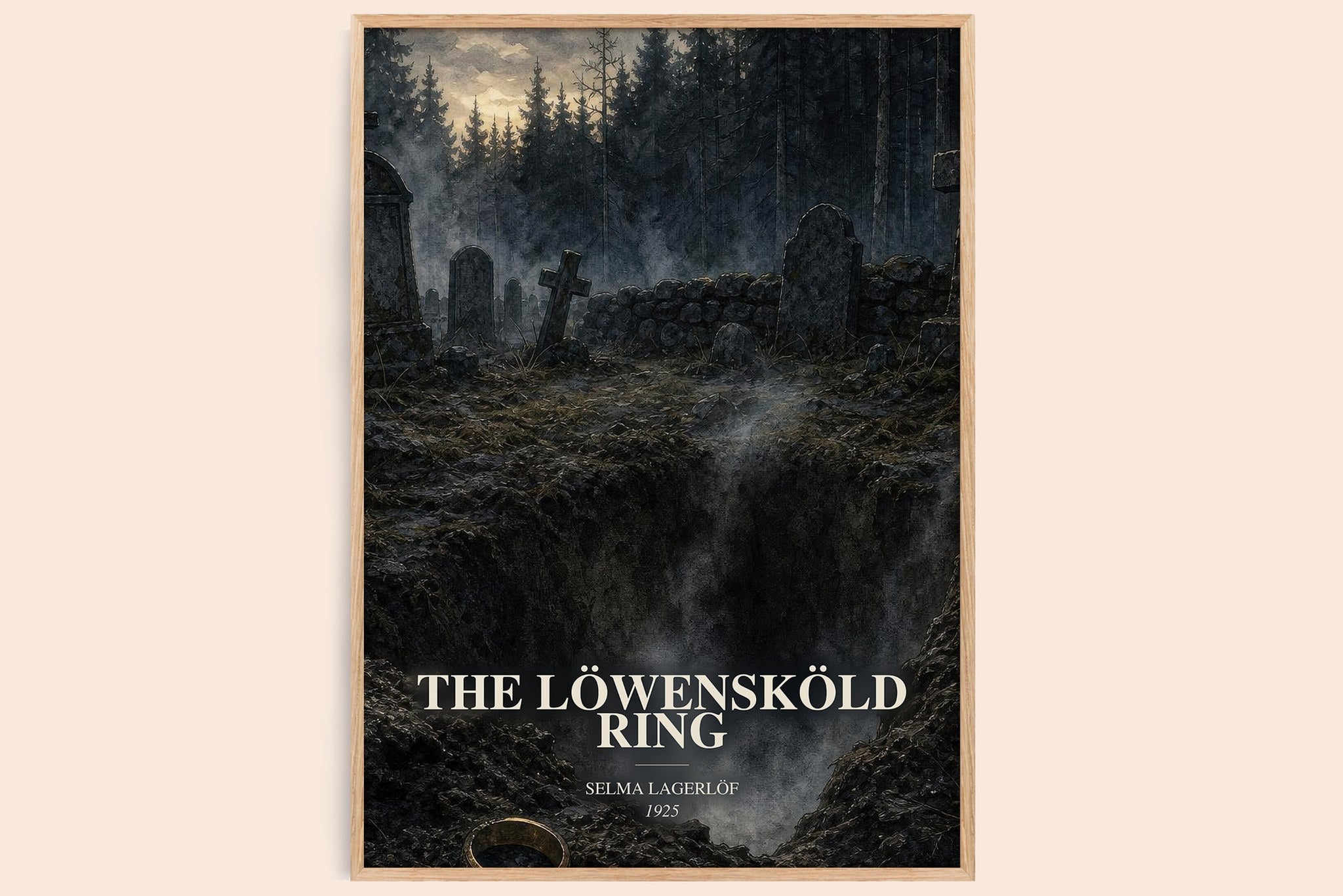 The Löwensköld Ring Book Watercolour Illustration by Selma Lagerlöf