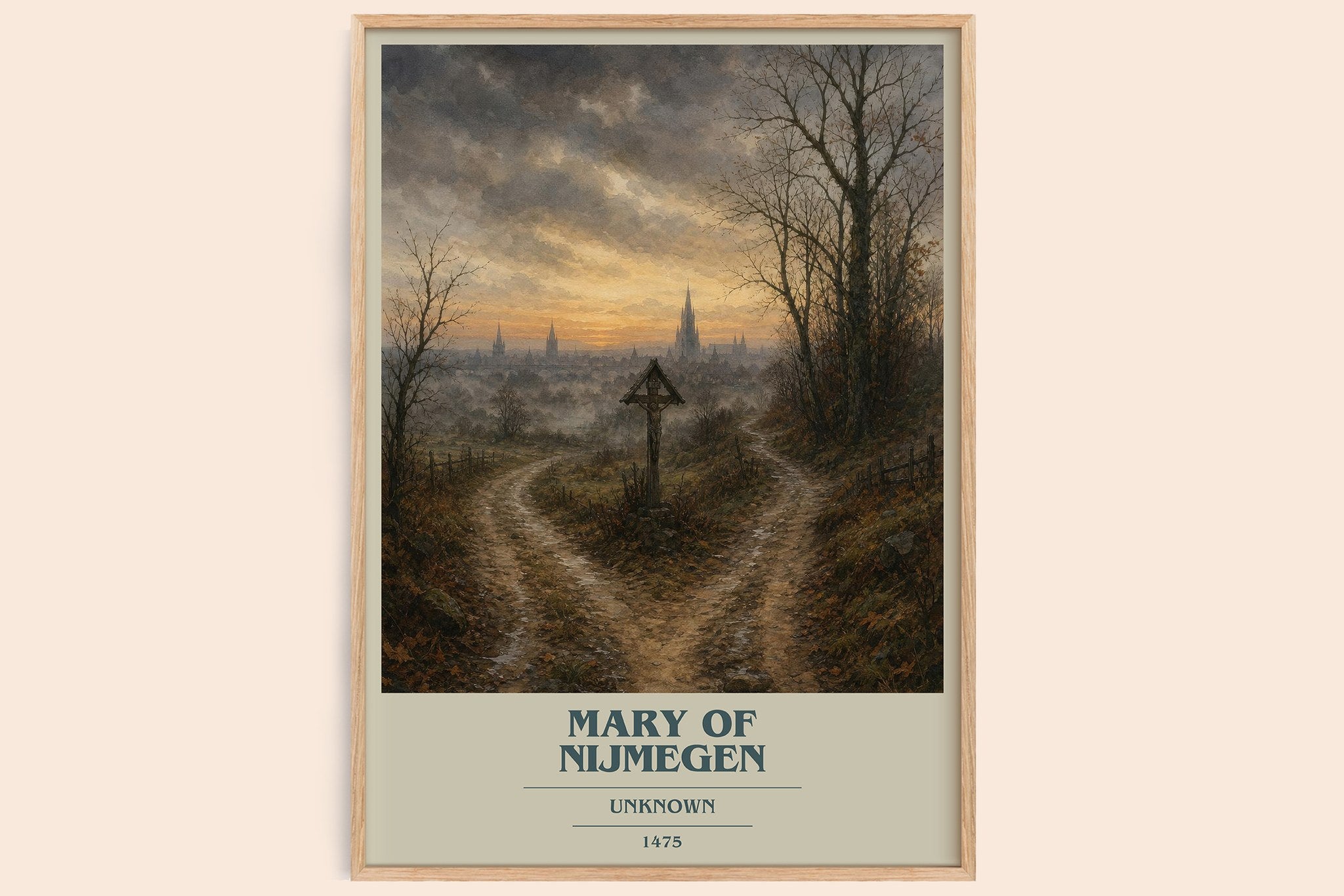Mary Of Nijmegen Book Cover Poster by Unknown