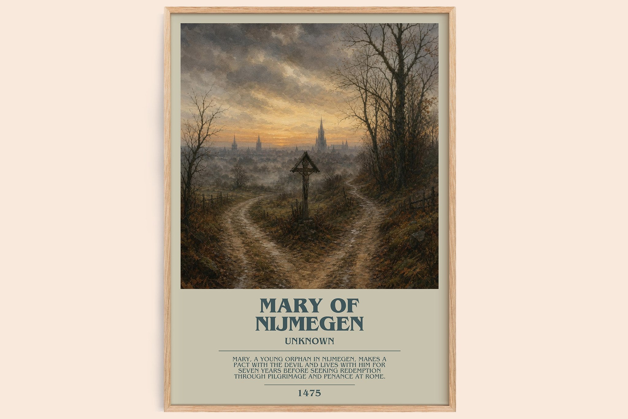 Mary Of Nijmegen Bookish Wall Art by Unknown