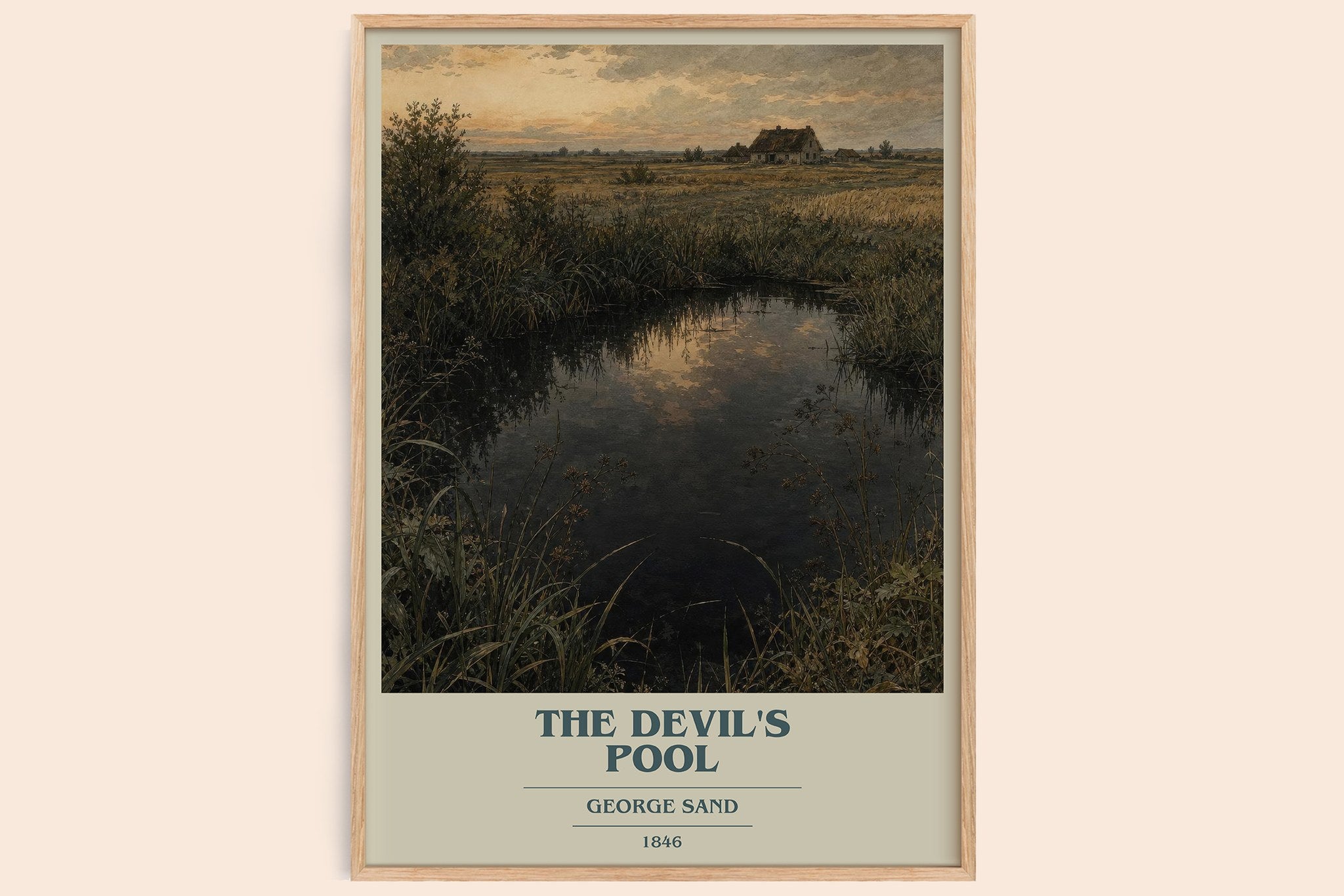 The Devil's Pool Book Cover Poster by George Sand