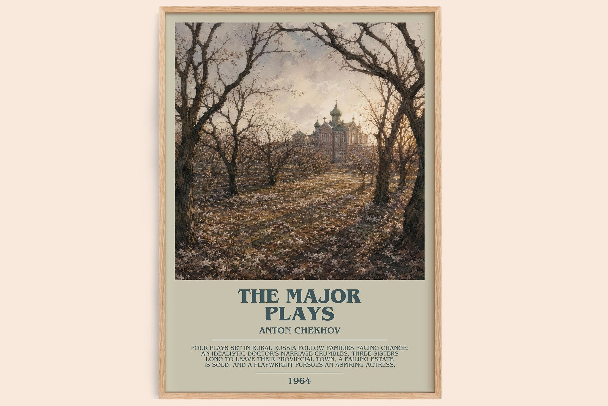 The Major Plays Bookish Wall Art by Anton Chekhov
