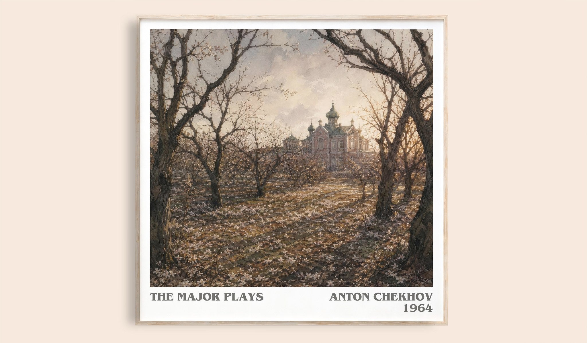 The Major Plays Literary Art Print by Anton Chekhov