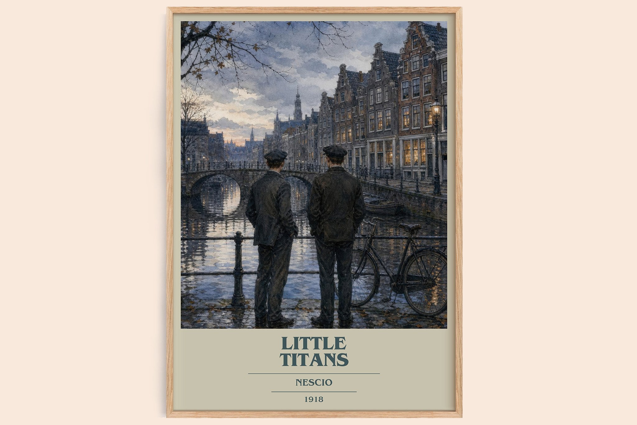 Little Titans Book Cover Poster by Nescio