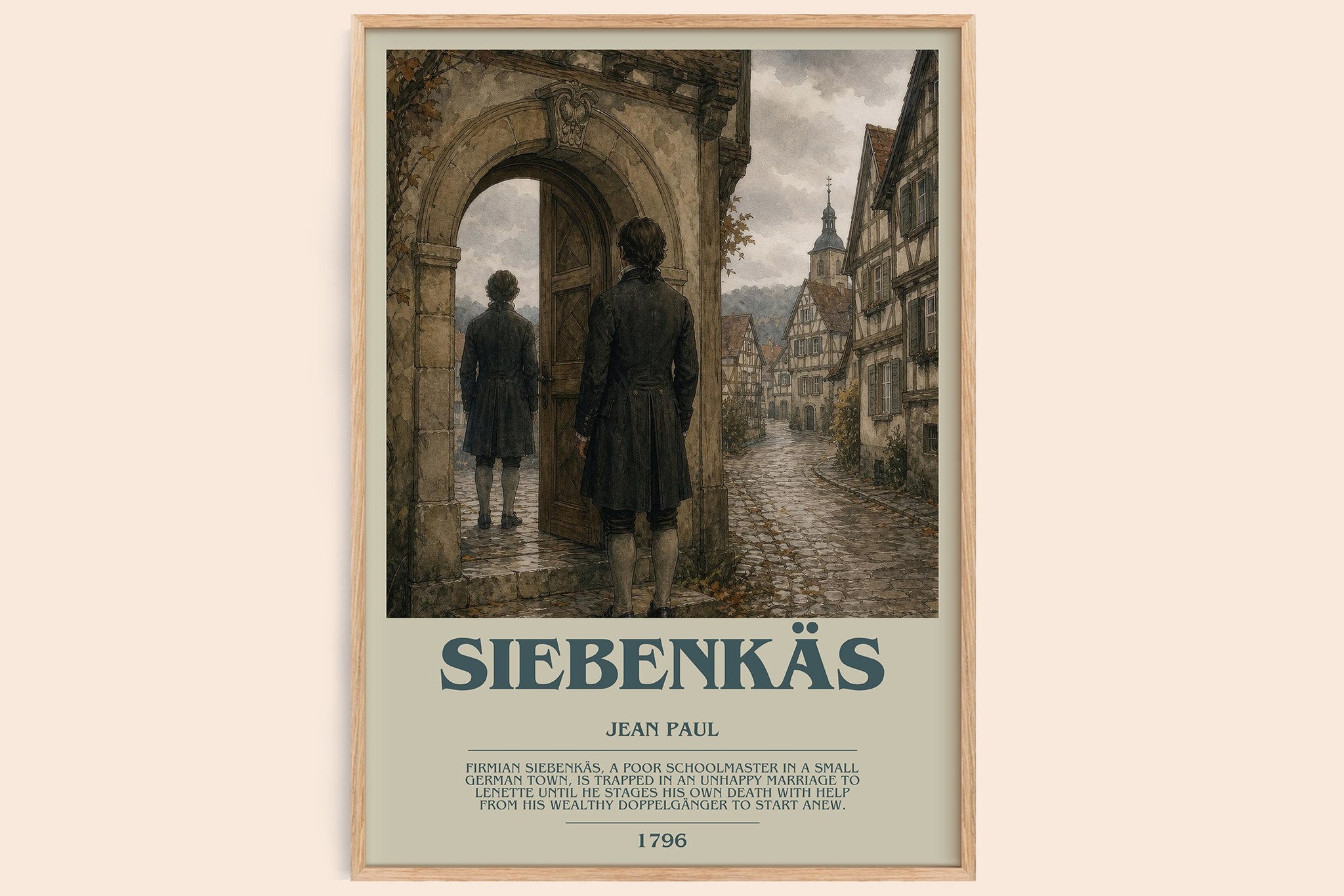 Siebenkäs Bookish Wall Art by Jean Paul