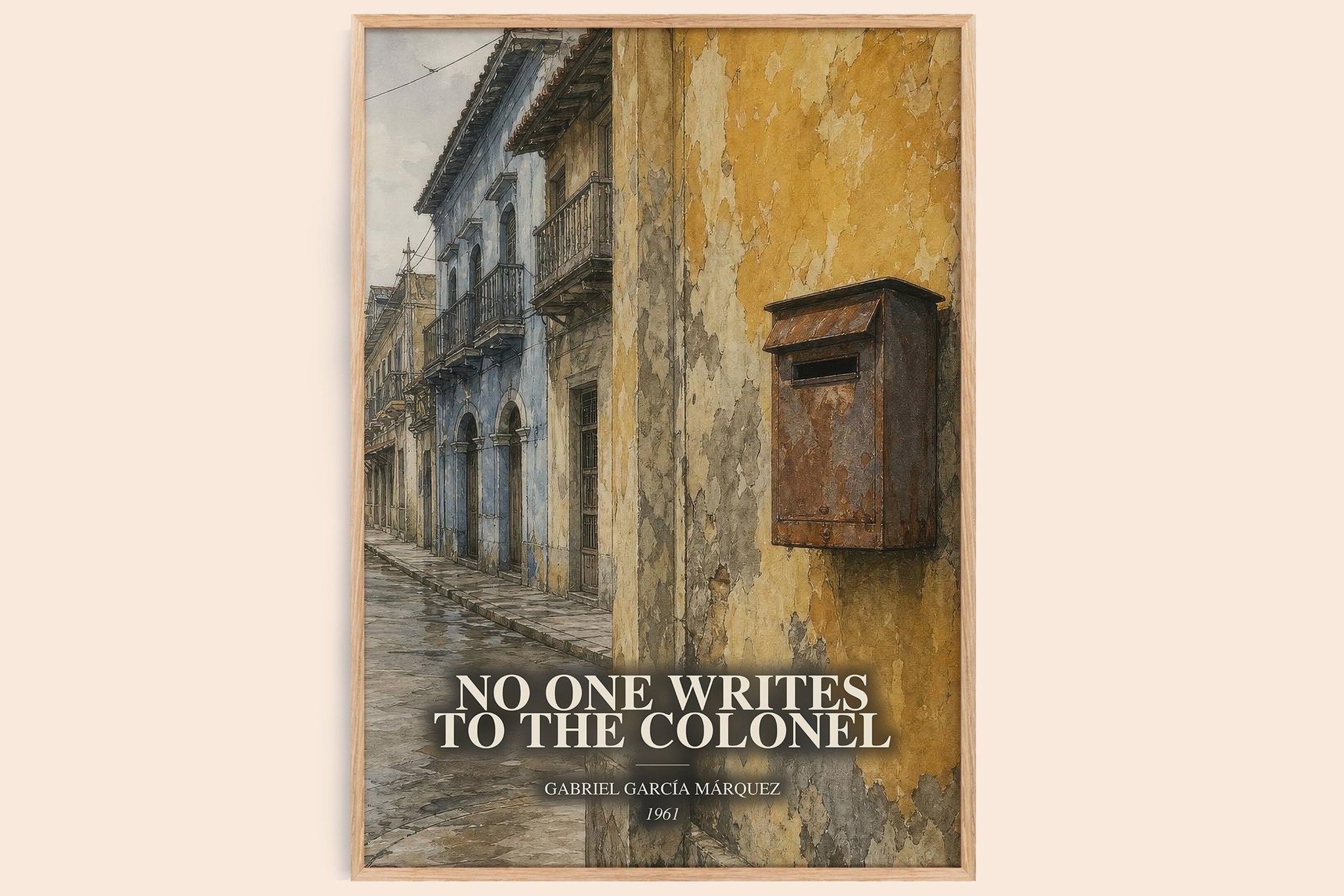 No One Writes to the Colonel Book Watercolour Illustration – G.