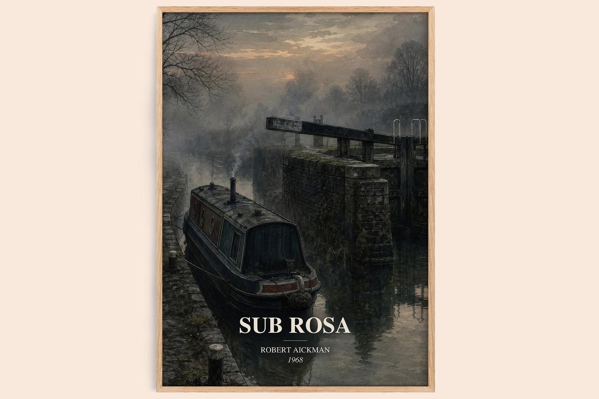 Sub Rosa Book Watercolour Illustration by Robert Aickman