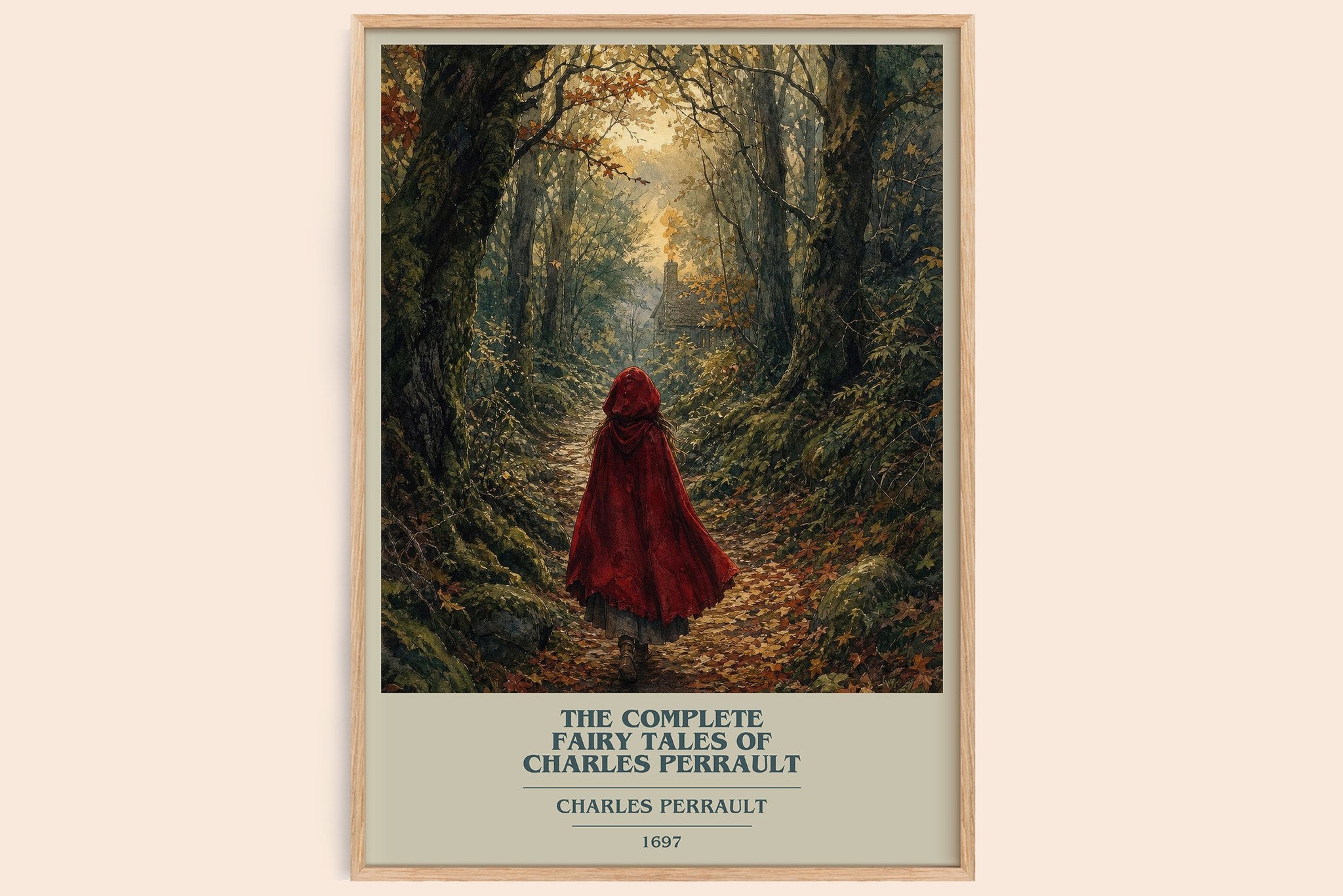 Complete Fairy Tales of Charles Perrault Book Cover Poster by Charles Perrault
