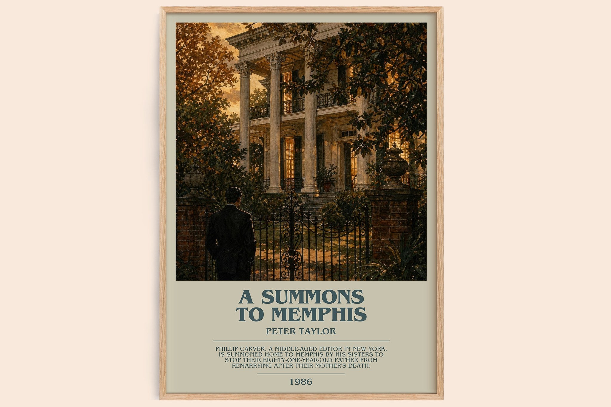 A Summons to Memphis Bookish Wall Art by Peter Taylor