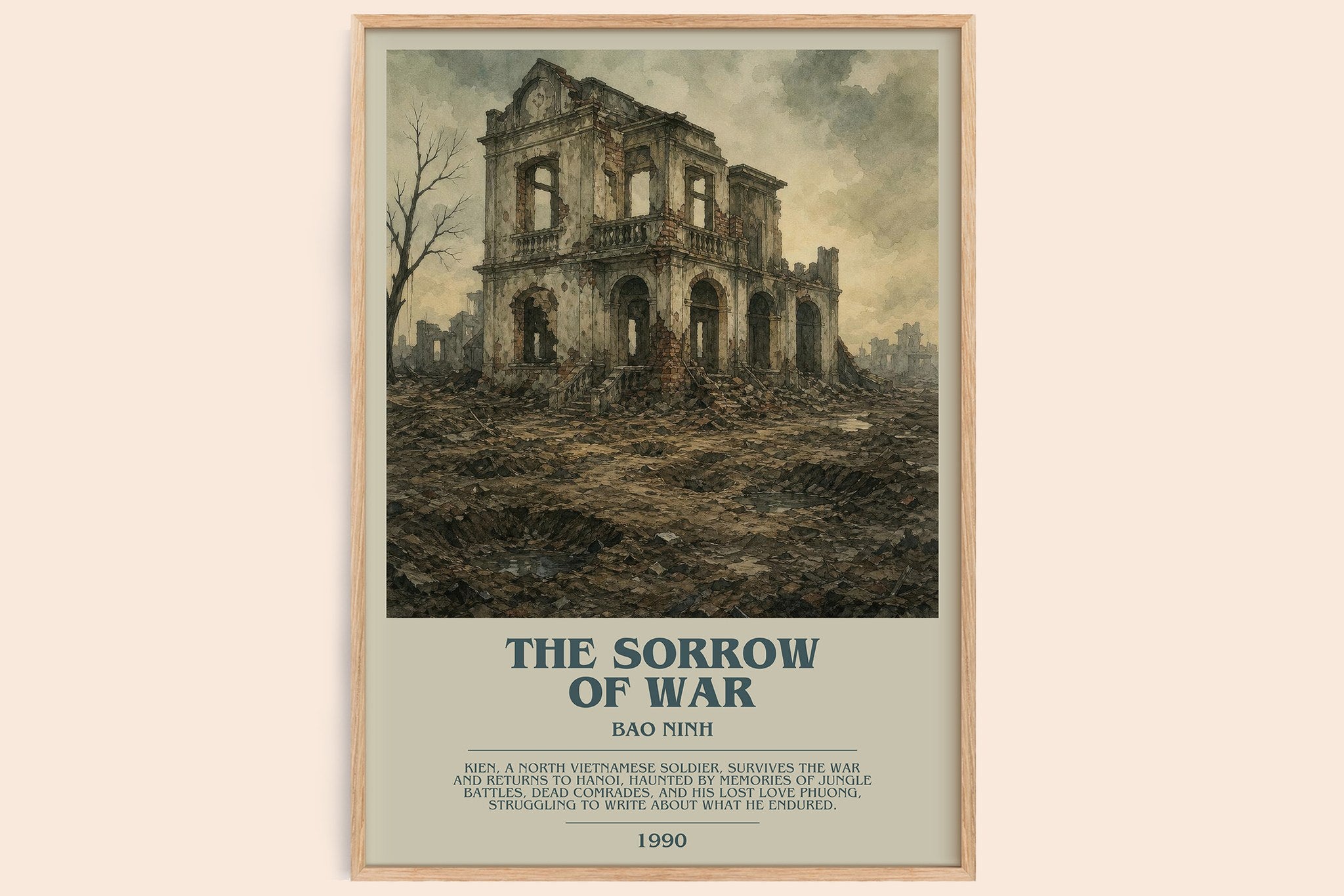 The Sorrow Of War Bookish Wall Art by Bao Ninh