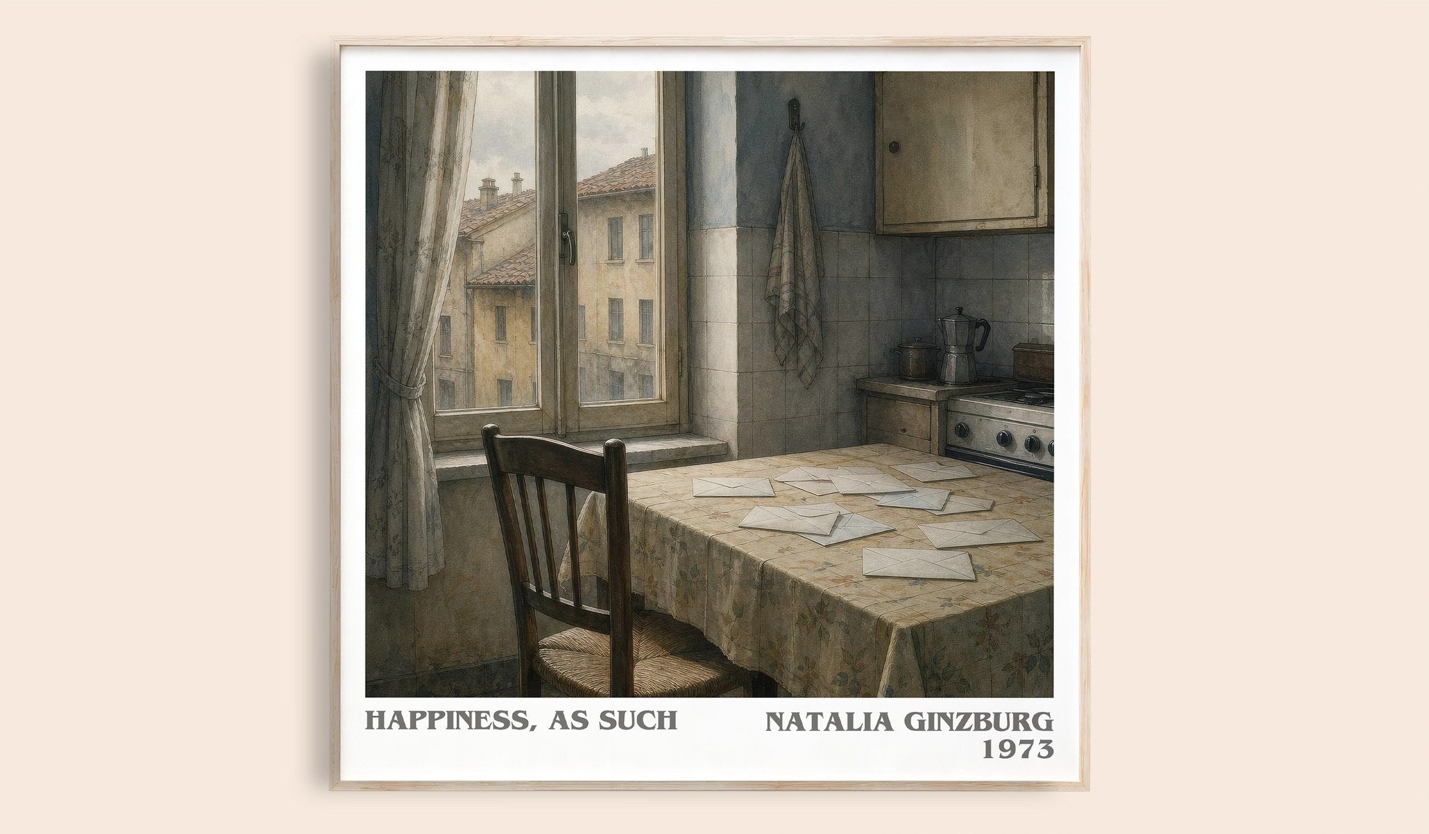 Happiness, as Such Literary Art Print by Natalia Ginzburg