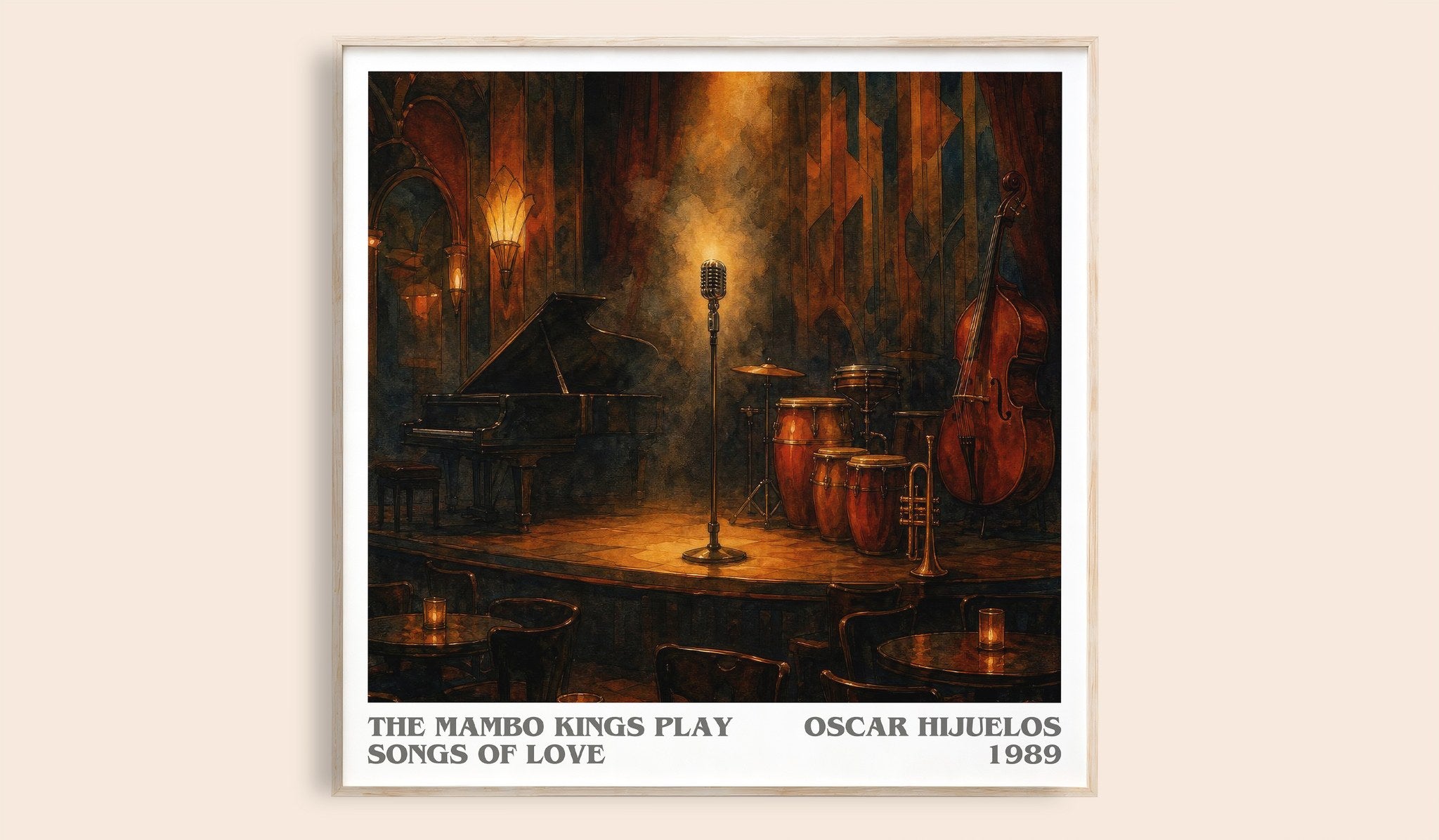 Mambo Kings Play Songs of Love Literary Art Print by Oscar Hijuelos