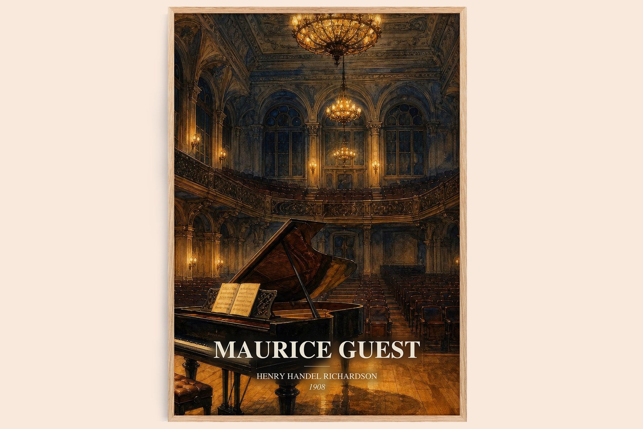 Maurice Guest Book Watercolour Illustration by Henry Handel Richardson