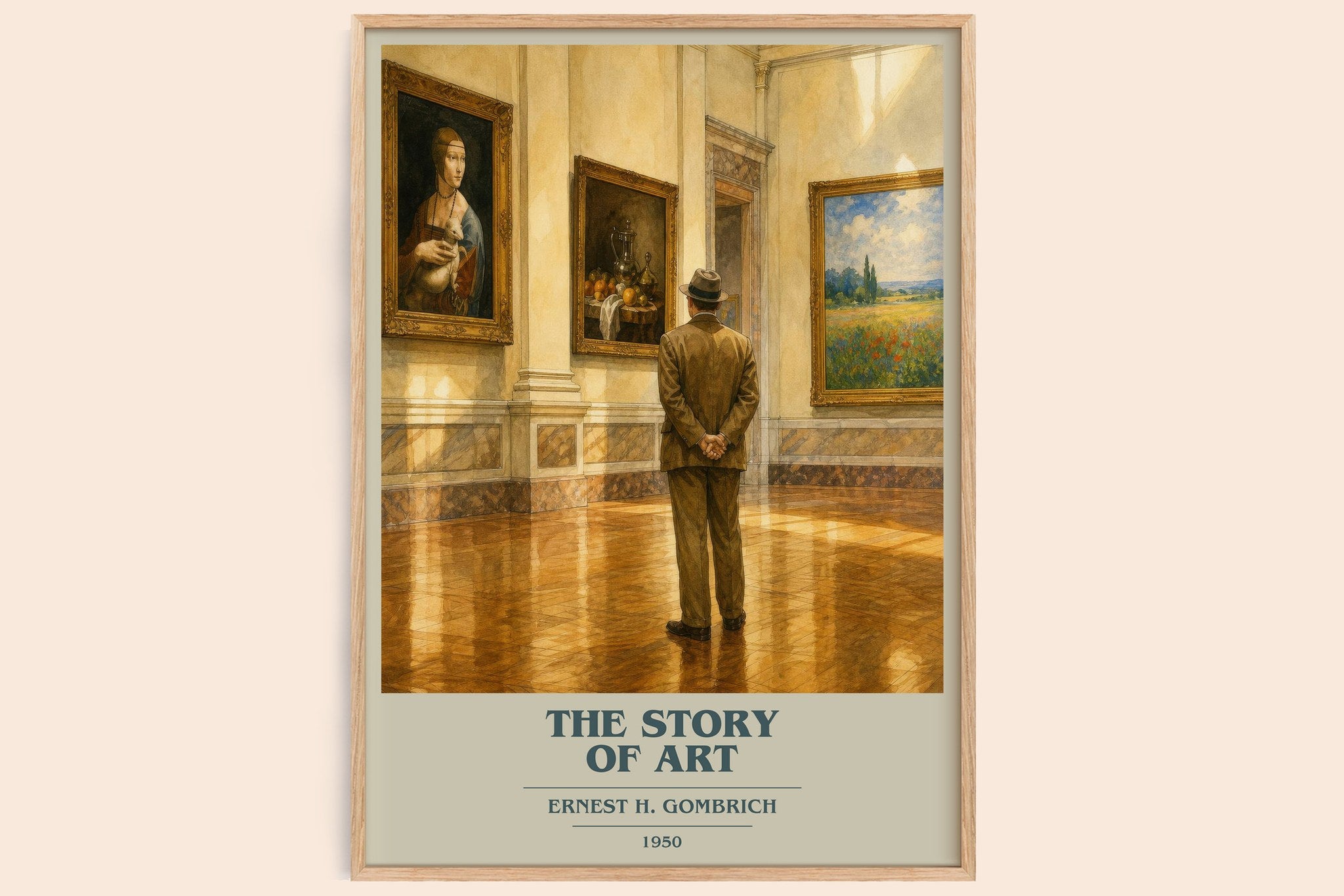 The Story of Art Book Cover Poster by Ernest H. Gombrich