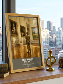 The Story of Art book cover poster colour and style options – Ernest H. Gombrich book art
