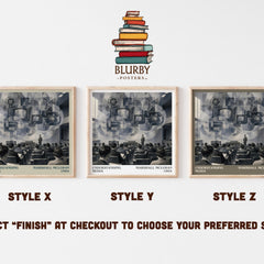 Understanding Media literary print framed by window – literary home decor