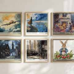The Double Helix literary print in frame leaning in hallway – memoir wall art
