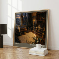 Ethics literary art print colour and style options – Baruch de Spinoza book art