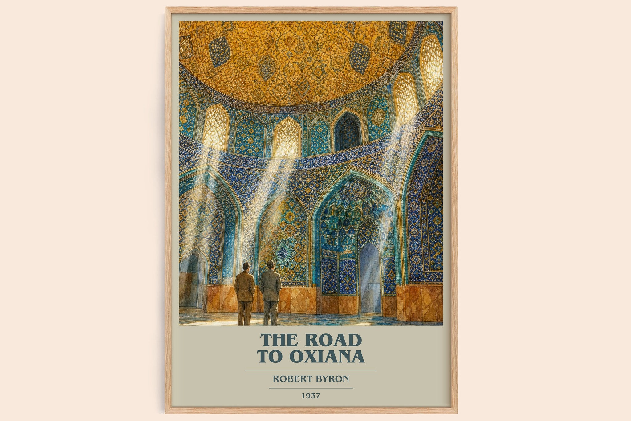 The Road to Oxiana Book Cover Poster by Robert Byron