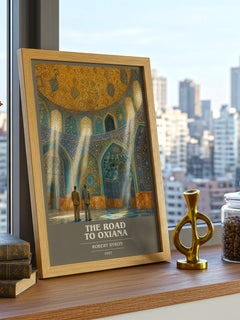 The Road to Oxiana book cover poster colour and style options – Robert Byron book art