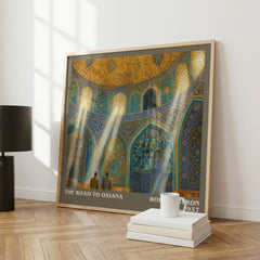 The Road to Oxiana literary art print colour and style options – Robert Byron book art