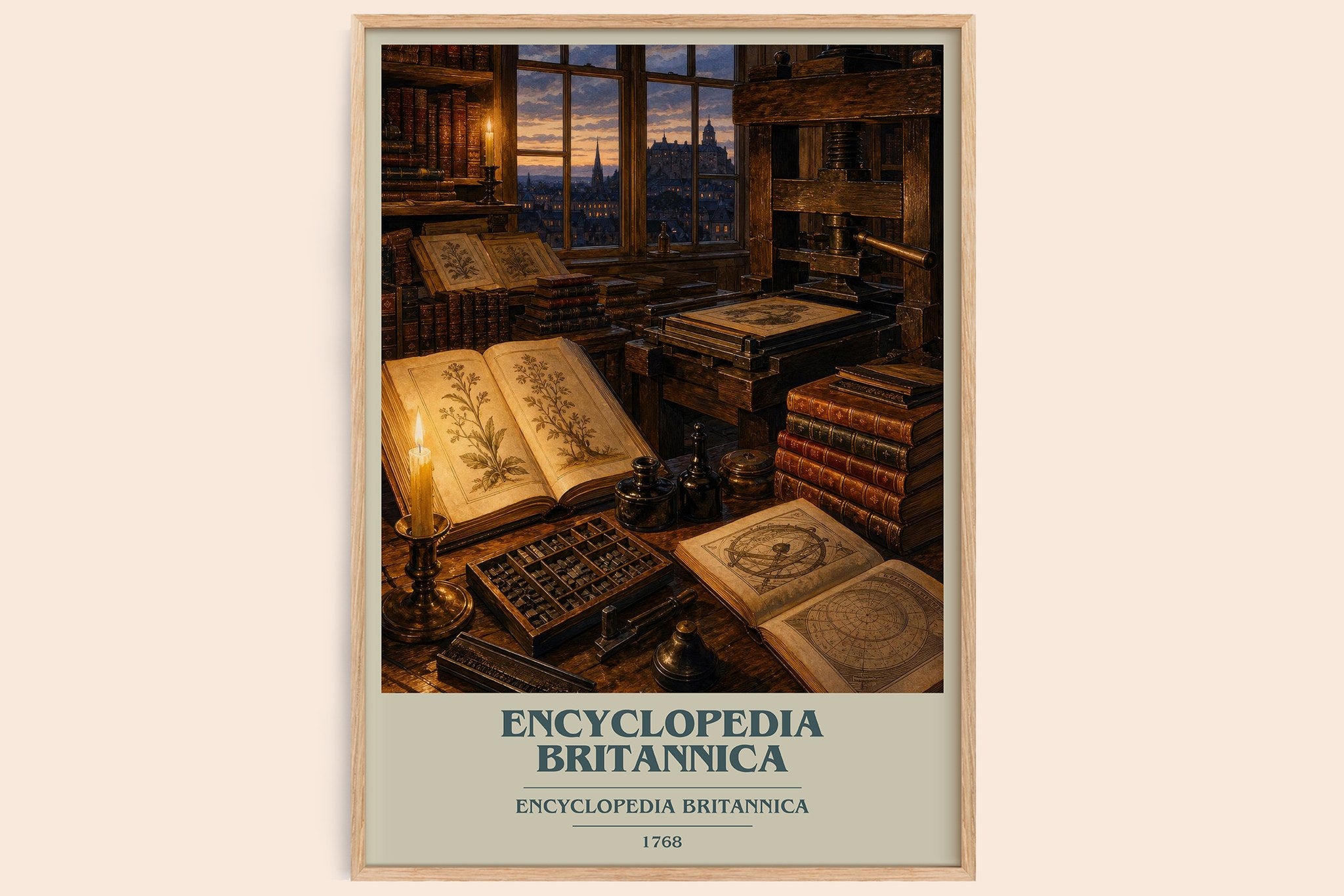 Encyclopedia Britannica Book Cover Poster by Encyclopedia Britannica