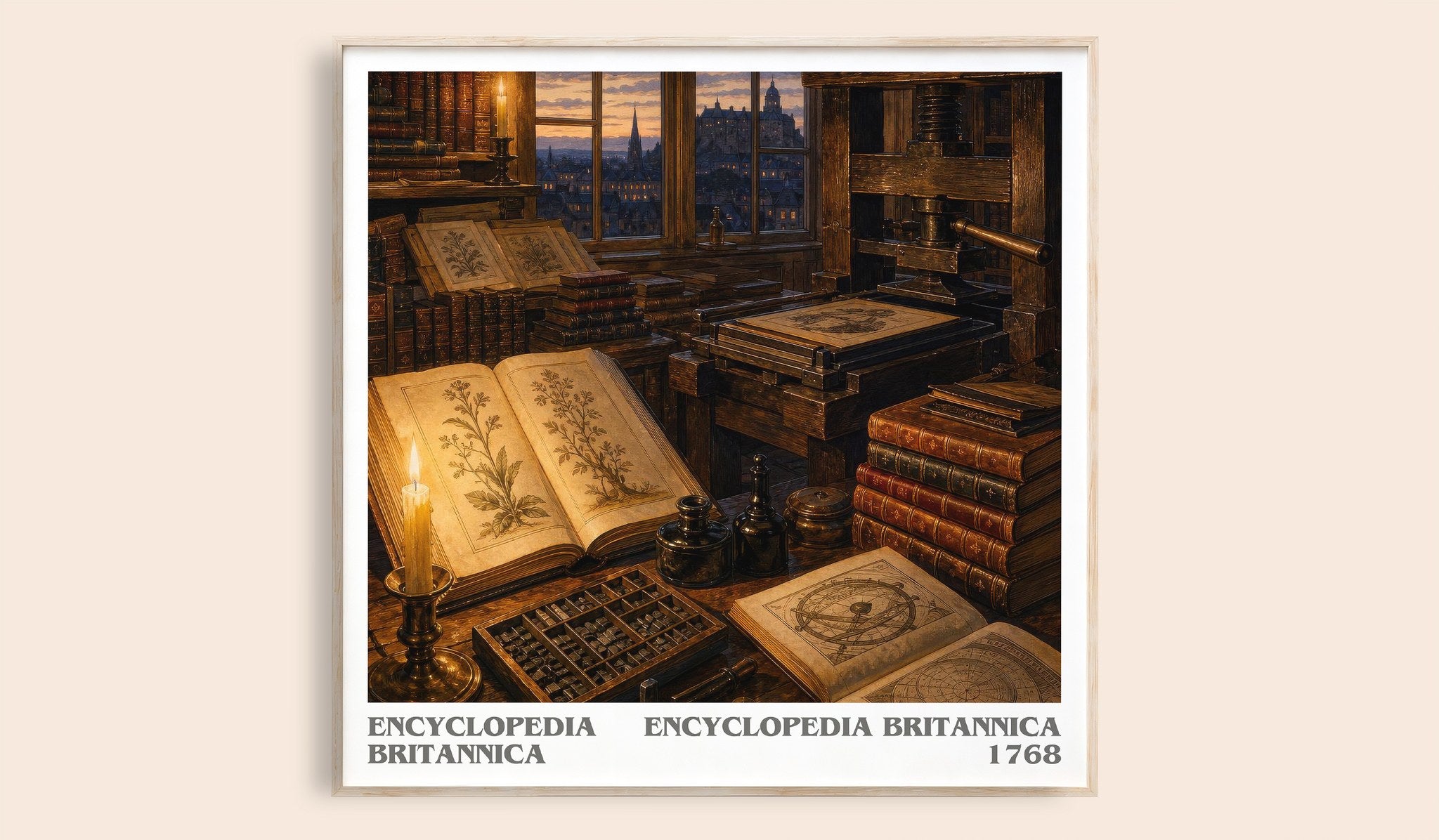Encyclopedia Britannica Literary Art Print by Encyclopedia Britannica