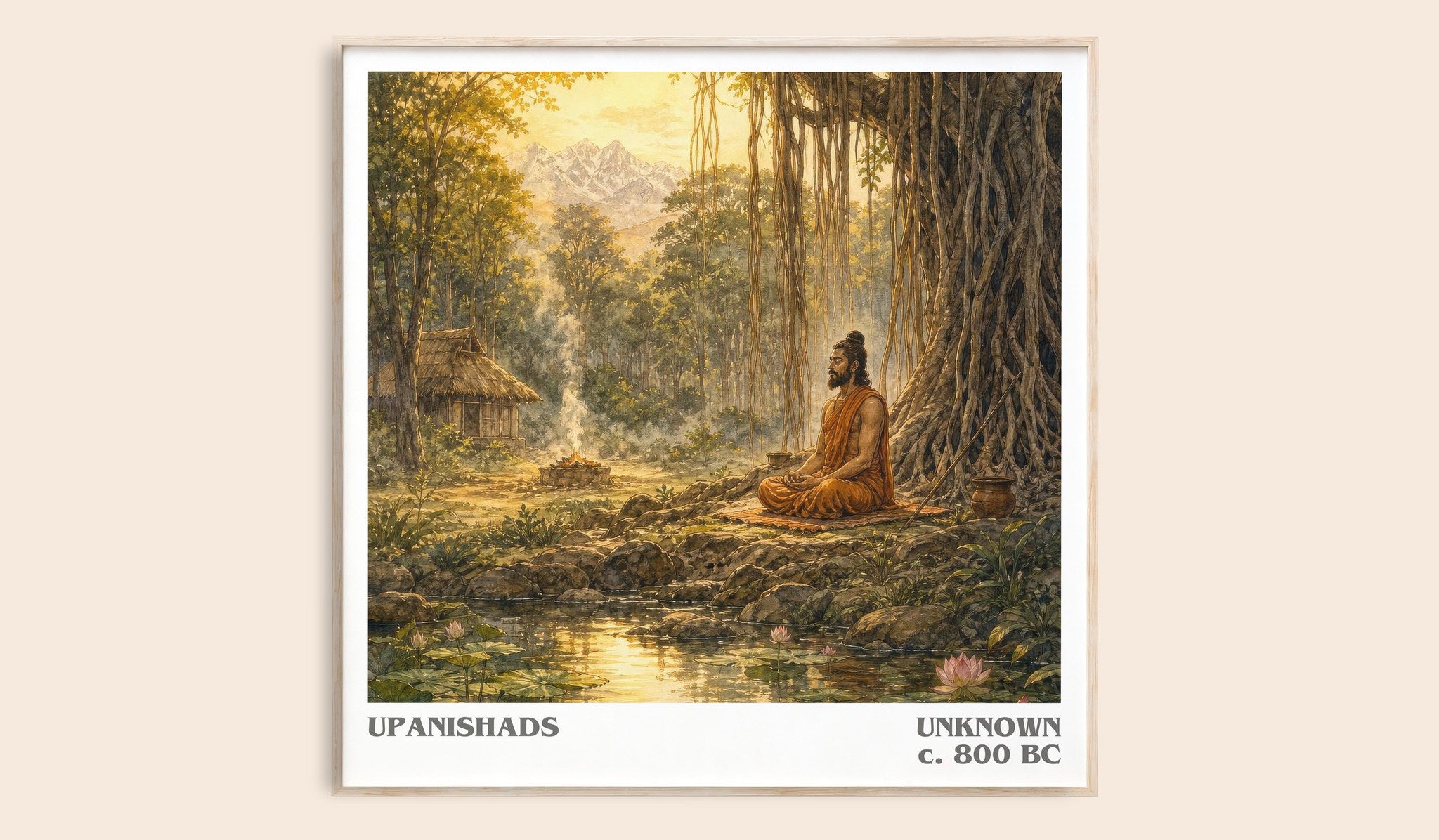 Upanishads Literary Art Print by Unknown