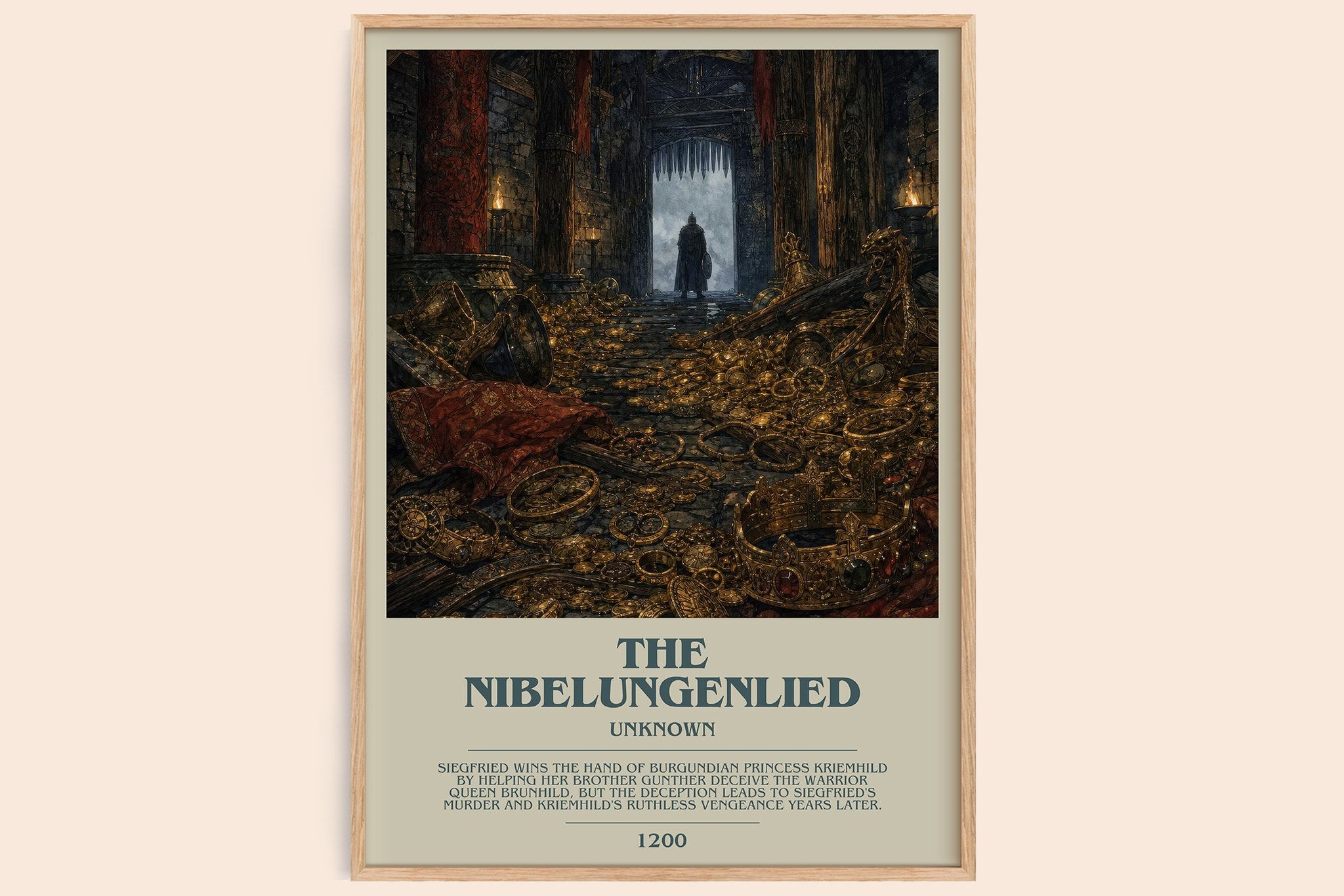 The Nibelungenlied Bookish Wall Art by Unknown