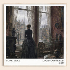 Eline Vere literary book poster by Louis Couperus – framed literary art print