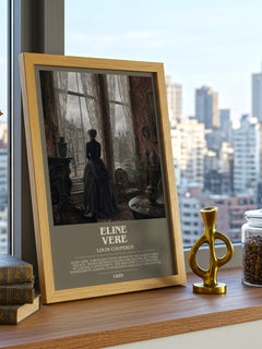 Eline Vere bookish poster colour and style options – Louis Couperus book art