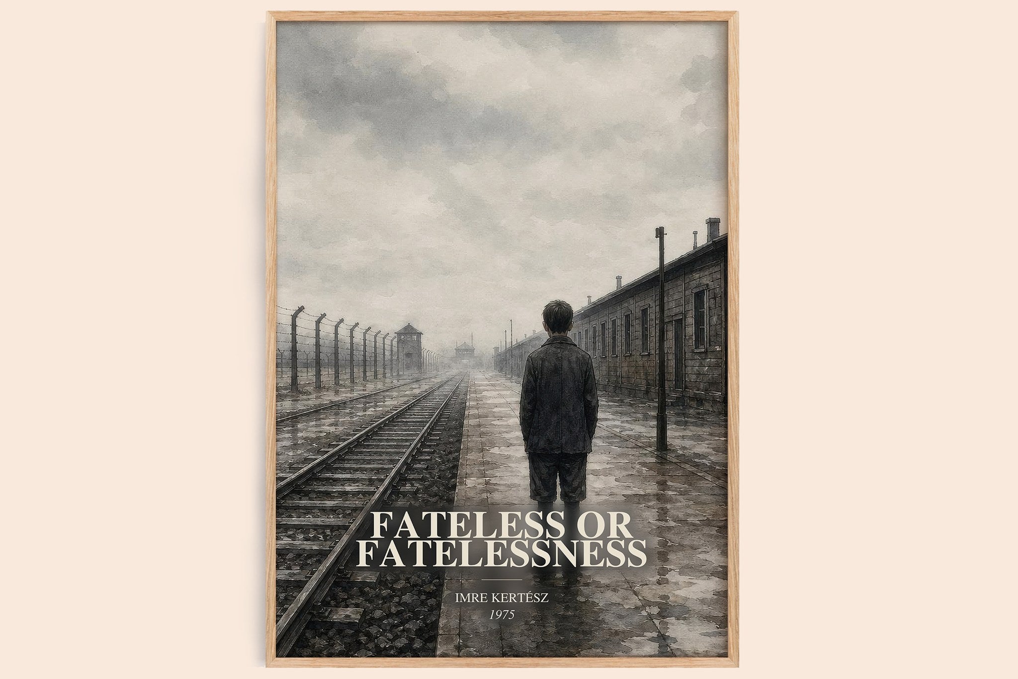 Fateless or Fatelessness Book Watercolour Illustration by Imre Kertész