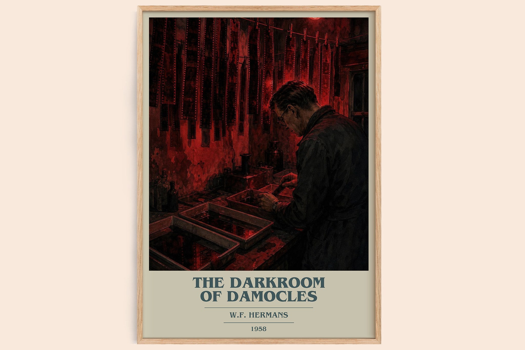 The Darkroom Of Damocles Book Cover Poster by W.F. Hermans