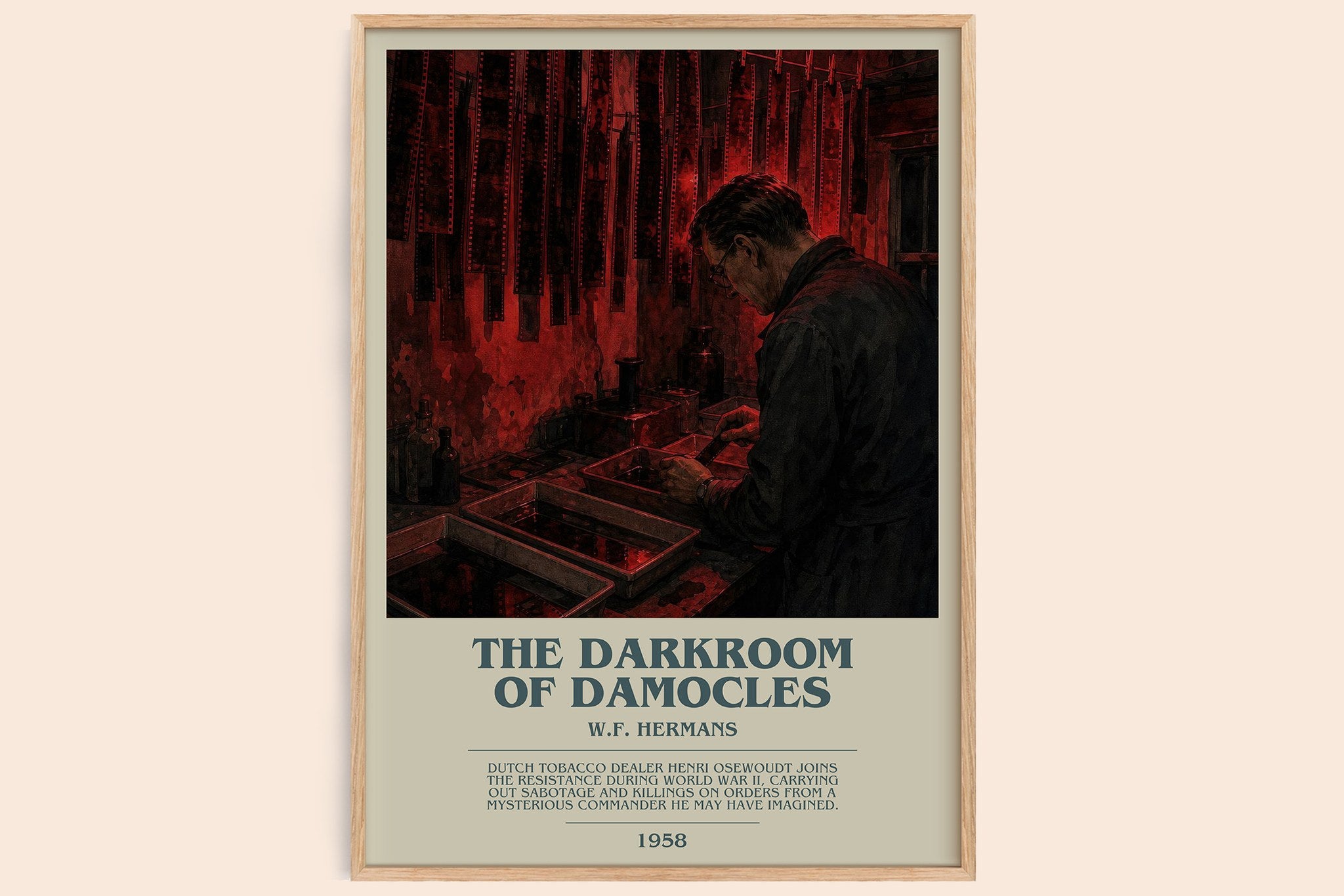 The Darkroom Of Damocles Bookish Wall Art by W.F. Hermans