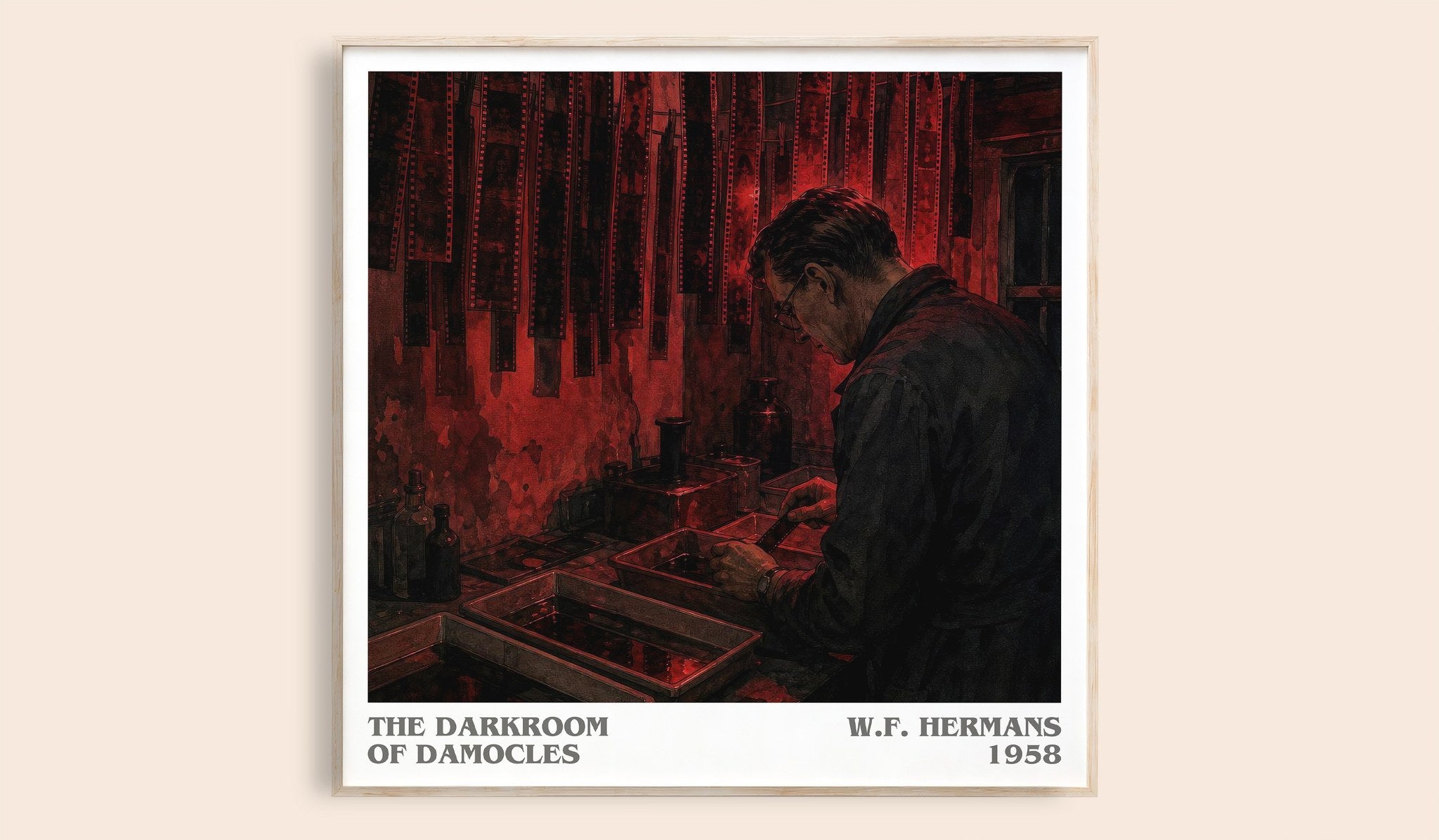 The Darkroom Of Damocles Literary Art Print by W.F. Hermans