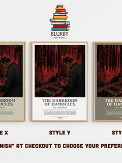 The Darkroom Of Damocles Bookish Wall Art by W.F. Hermans – Style X, Y and Z side by side – choose your finish