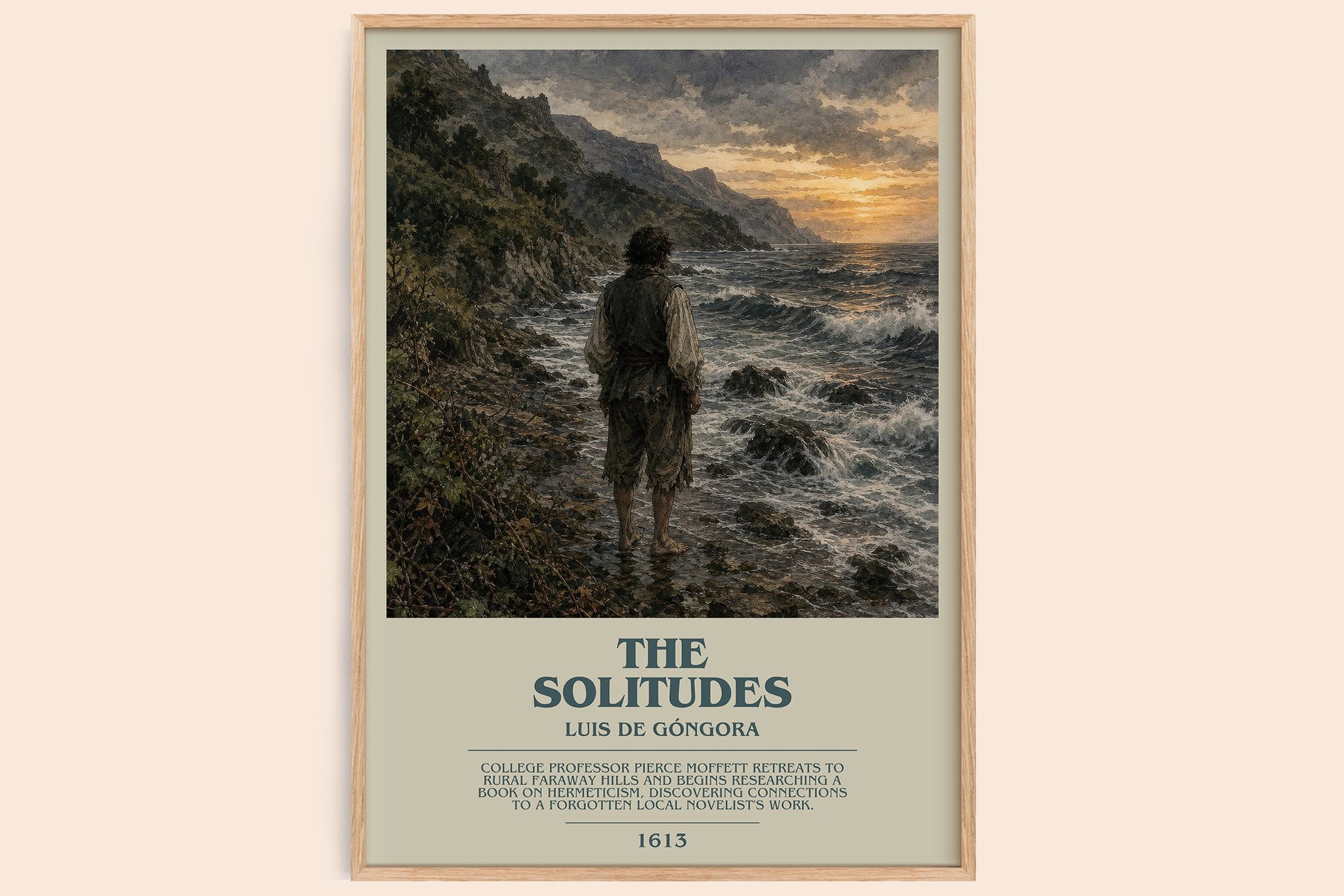 The Solitudes Bookish Wall Art by Luis de Góngora