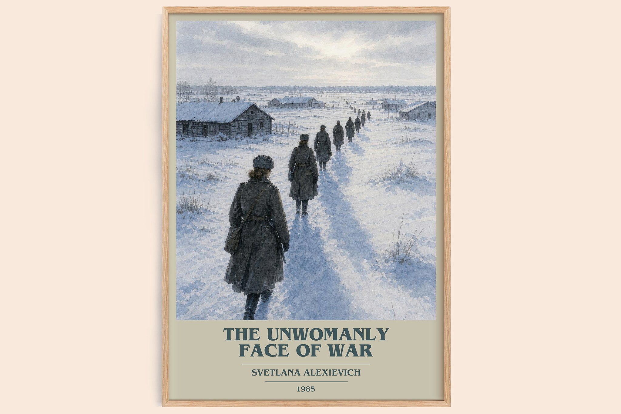 The Unwomanly Face Of War Book Cover Poster by Svetlana Alexievich