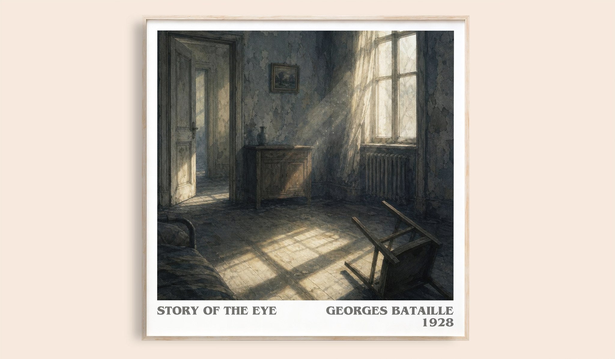 Story of the Eye Literary Art Print by Georges Bataille