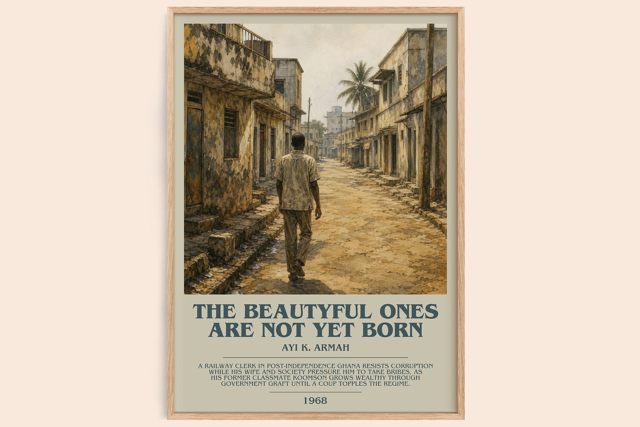 The Beautyful Ones are Not Yet Born Bookish Wall Art by Ayi K. Armah