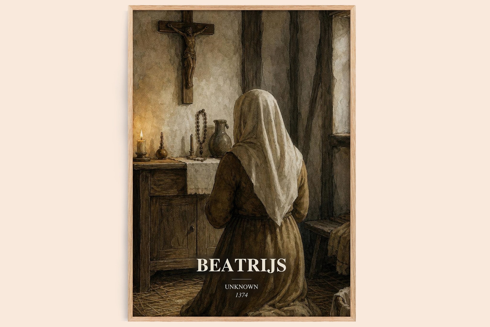 Beatrijs Book Watercolour Illustration by Unknown
